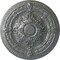 Ekena Millwork Vincent Ceiling Medallion (Fits Canopies up to 6"), Hand-Painted Platinum, 26"OD x 3"P CM26VIPLS - alternate 1
